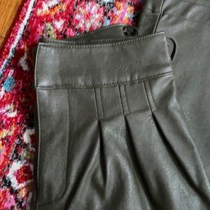 Urban Outfitters High Waisted Faux Leather Pants